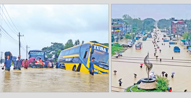 Flood gets worse in southeast : Over 1m people marooned in Chattogram, Bandarban, Cox’s Bazar