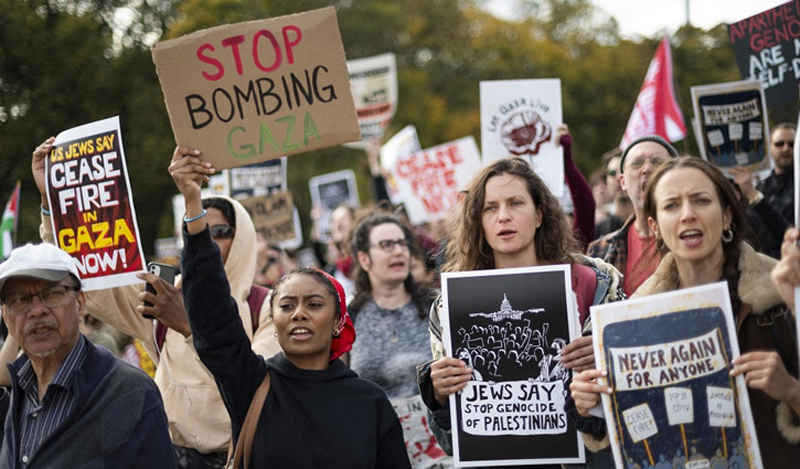 Jewish protesters in D.C. demand cease-fire in Gaza