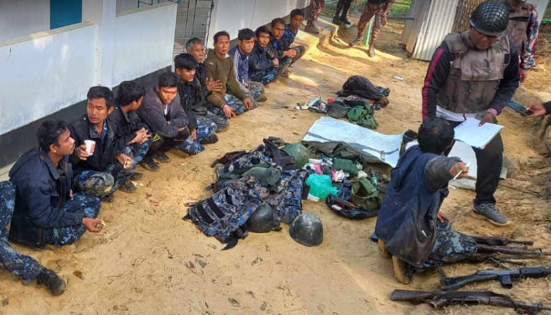 Number of troops fleeing Myanmar conflicts to Bangladesh rises to 95