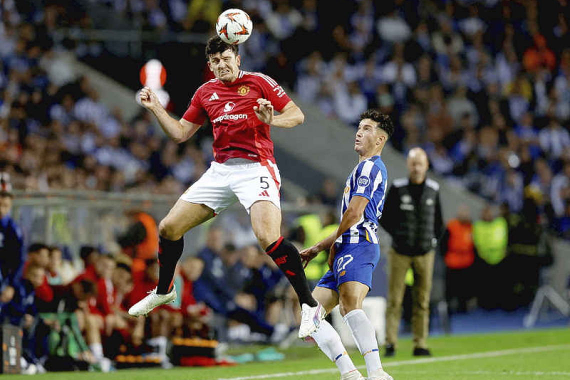 Maguire’s late header earns Man United 3-3 draw at Porto