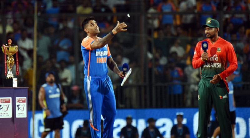 Bangladesh send India to bat in 2nd T20I