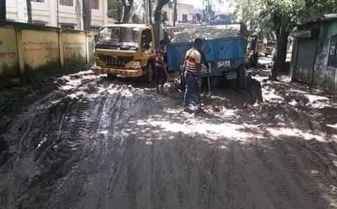 কানাইঘাটের পৌরসভার রাস্তা: ভোগান্তির যেন শেষ নেই!