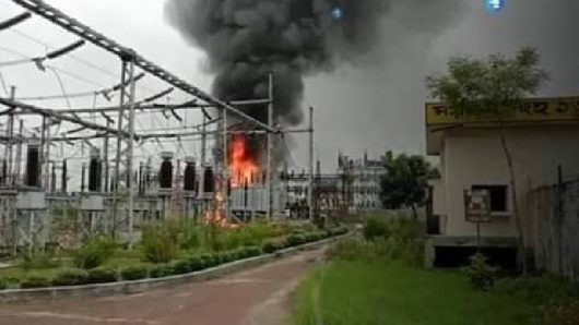 কেওয়াটখালী পাওয়ার গ্রিডে আগুন, অন্ধকারে পুরো ময়মনসিংহ বিভাগ