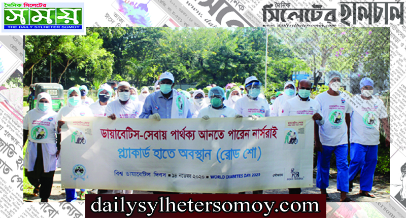 বিশ্ব ডায়াবেটিস দিবসে সিওমেকের র‌্যালী ও আলোচনা সভা