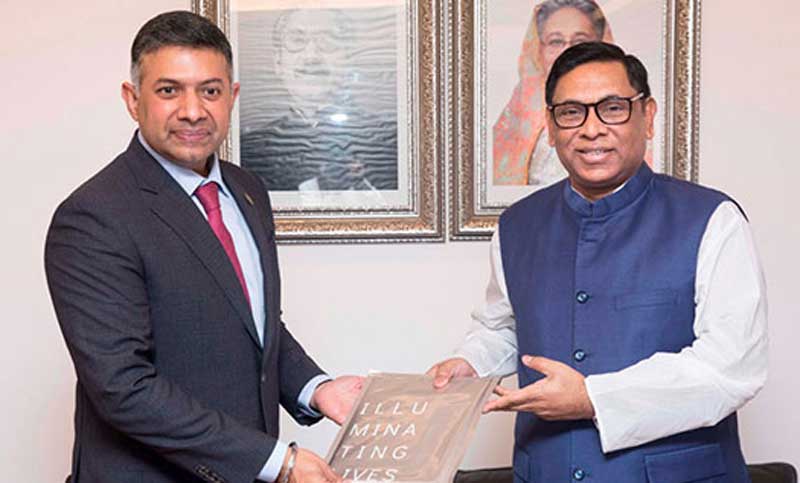 বিদ্যুৎ প্রতিমন্ত্রীর সঙ্গে ভারতীয় হাইকমিশনারের সাক্ষাত