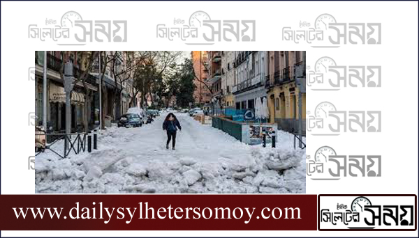 স্পেনের তাপমাত্রা মাইনাস ২৫ ডিগ্রি