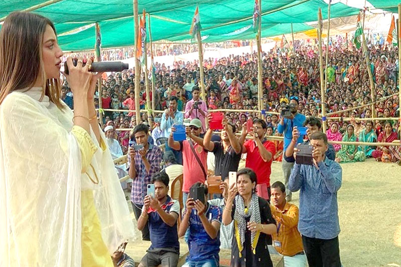 ‘খেলা হবে, জেতা হবে’ হুশিয়ারি নুসরাতের