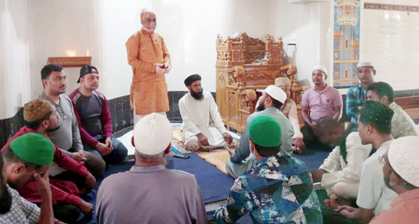 সদর উপজেলা যুবদলের যুগ্ন আহবায়ক আইনুল হক’র রোগমুক্তি কামনায় মিলাদ ও দোয়া