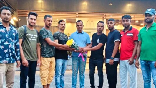 ইতালি প্রবাসী রিপন মিয়ার সংবর্ধনা