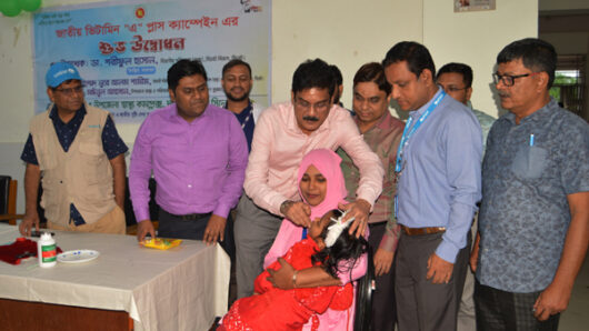 দক্ষিণ সুরমা উপজেলা স্বাস্থ্য কমপ্লেক্সের উদ্যোগে জাতীয় ভিটামিন ‘এ’ প্লাস ক্যাম্পেইন’র উদ্বোধন