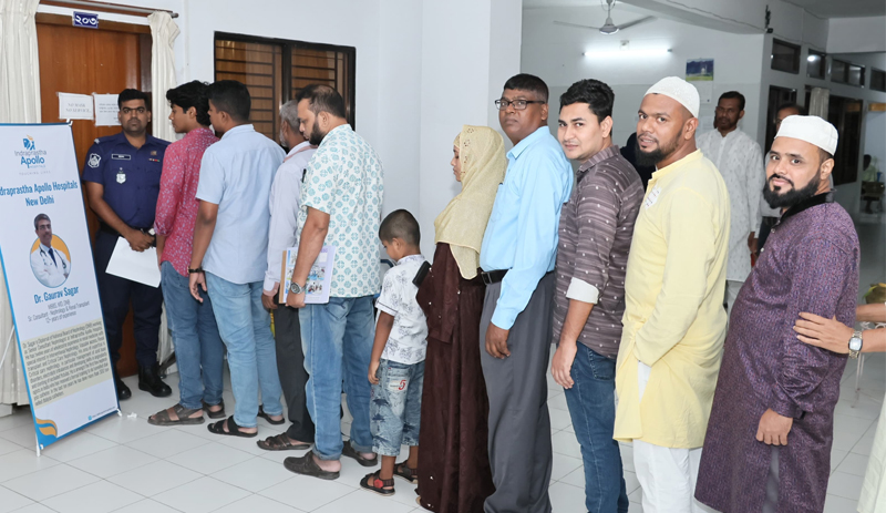 চলতি বছরে দ্বিতীয়বারের মতো পুলিশ সদস্য ও তার পরিবারবর্গকে ভারতীয় বিশেষজ্ঞ চিকিৎসক দ্বারা সিলেট জেলা পুলিশের তত্ত্বাবধানে চিকিৎসা সেবা প্রদান