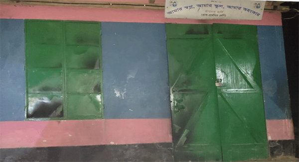 মৌলভীবাজারে ভোটকেন্দ্রে আগুন দেওয়ার চেষ্টা