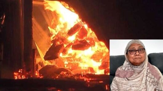 বিয়ানীবাজারে হামলা চালিয়ে বাড়িঘর ভাঙচুর, অগ্নিসংযোগ, লুটপাট