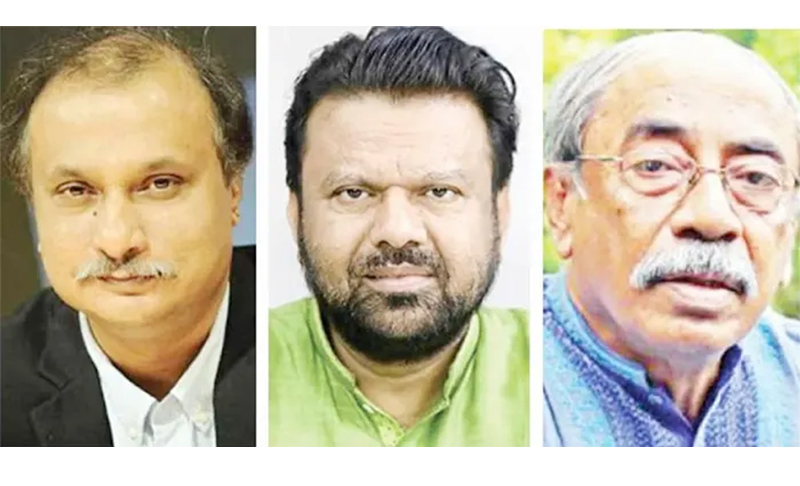 শ্যামল দত্ত, মোজাম্মেল বাবু ও শাহরিয়ার কবির ৭ দিনের রিমান্ডে