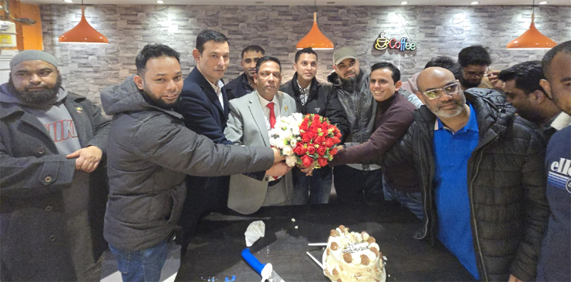 যুক্তরাজ্য বিএনপি’র সহ-সভাপতি ও লন্ডন মহানগরের সম্পাদক আবেদ রাজা’র স্বদেশ প্রত্যাবর্তন উপলক্ষে সংবর্ধনা প্রদান