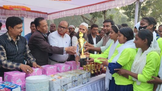 জুড়ীতে শীতকালীন ক্রীড়া প্রতিযোগিতার পুরস্কার বিতরণ
