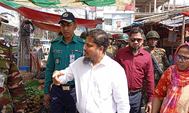 সিলেটের রমজান মাসে বাজার মনিটরিংয়ে  জেলা প্রশাসন
