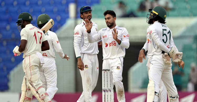 জিম্বাবুয়েকে ইনিংস ব্যবধানে হারিয়ে প্রতিশোধ বাংলাদেশের