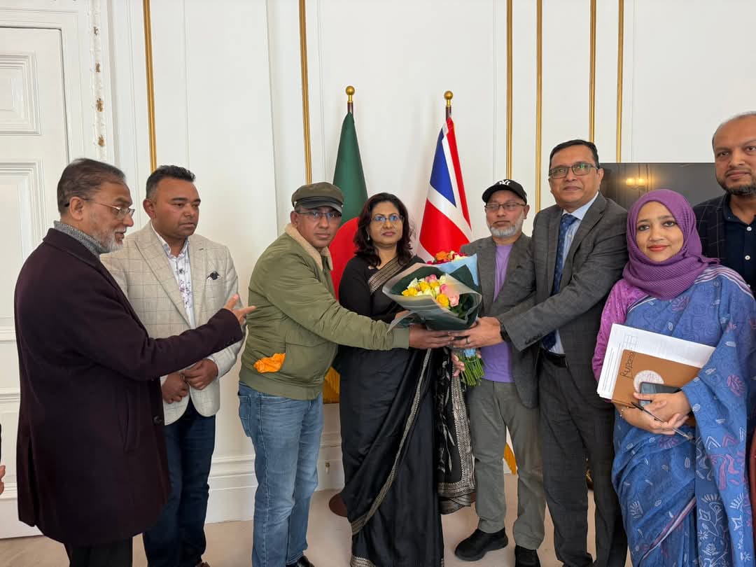 ‘জাতীয় কবি কাজী নজরুল ইসলাম কালচারাল সেন্টার যুক্তরাজ্য’নেতৃবৃন্দের সৌজন্য সাক্ষাৎ