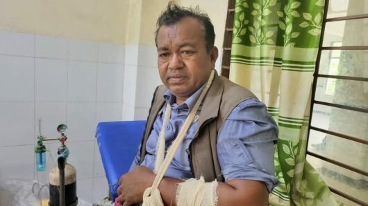 জুড়ীতে আমার দেশ পত্রিকার সাংবাদিকের উপর যুবলীগ নেতার হামলা