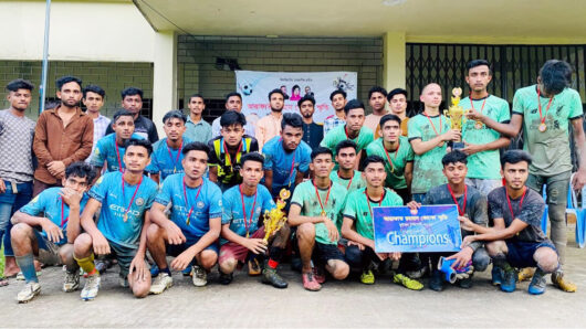 জকিগঞ্জে আরাফাত রহমান কোকো স্মৃতি ফুটবল টুর্নামেন্টের ফাইনাল খেলা সম্পূর্ণ