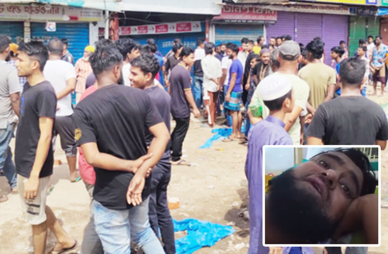 কদমতলীতে মার্কেটের জমি দখল নিয়ে সং ঘ র্ষ