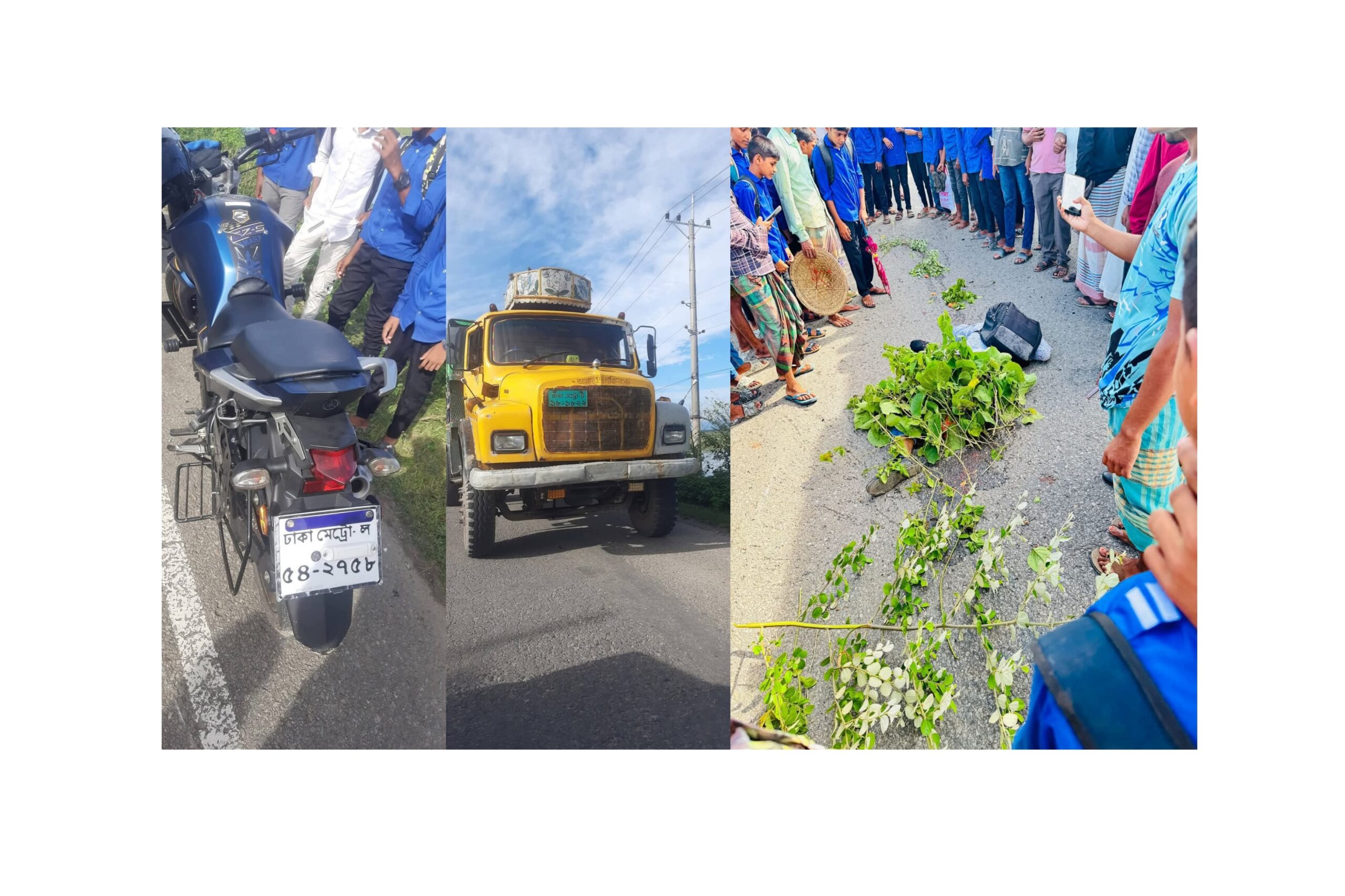 জৈন্তাপুরে ট্রাকের ধা ক্কা য় প্রাণ গেল মোটরসাইকেল আরোহীর