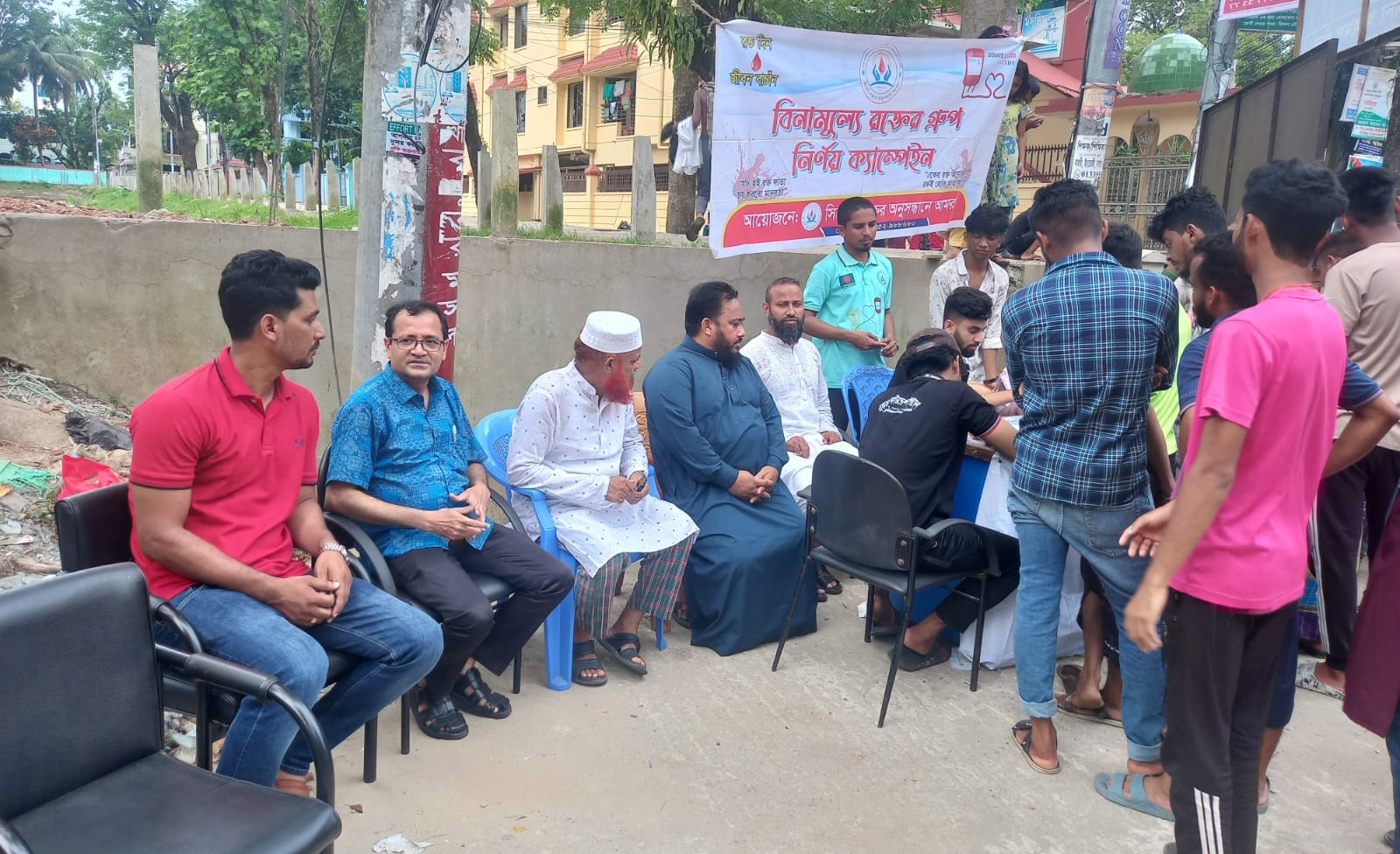 সিলেট রক্তের অনুসন্ধানে আমরা সংগঠনের রক্তের গ্রুপ নির্ণয় ক্যাম্পেইন অনুষ্ঠিত