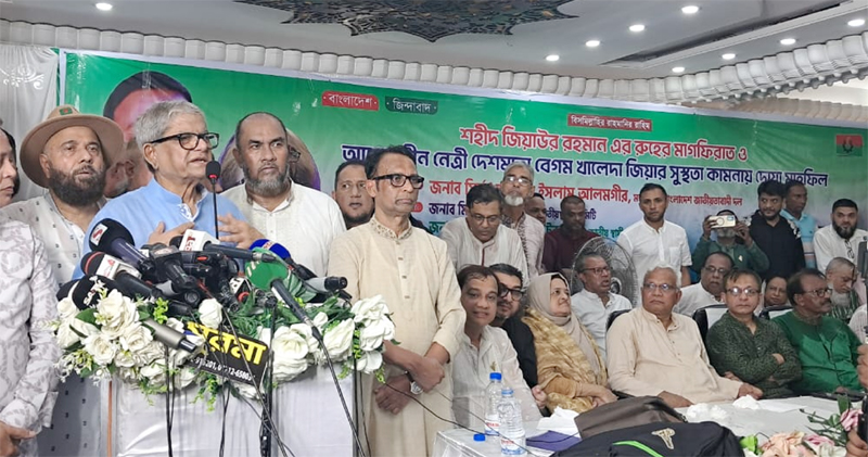 নির্বাচন যতো দেরি হবে, দেশ ততো পিছিয়ে যাবে, বিনিয়োগ আসবে না : সিলেটে মির্জা ফখরুল