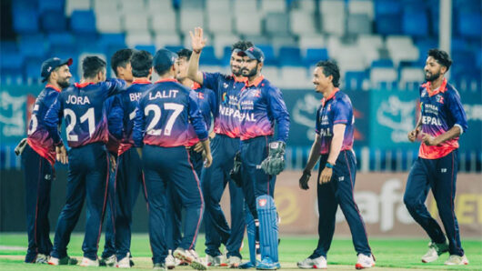 সাবেক বিশ্বচ্যাম্পিয়ন ক্যারিবীয়দের হারিয়ে নেপালের ইতিহাস