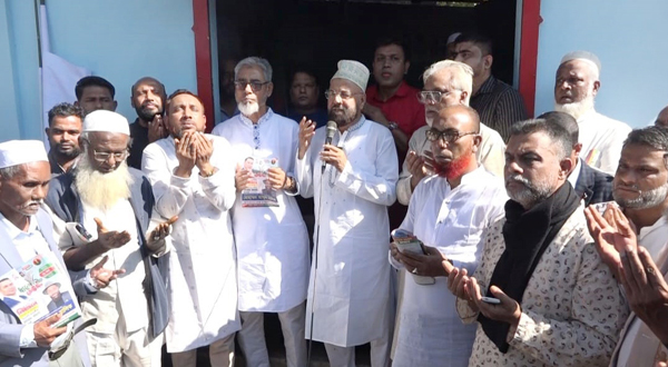খালেদা জিয়ার রোগমুক্তির দোয়া চেয়ে মোল্লারগাঁওয়ে এম এ মালিকের গণসংযোগ