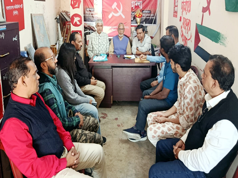 সংসদ সদস্য প্রার্থী মোহাম্মদ আনোয়ার হোসেন সুমনের নির্বাচন পরিচালনা কমিটির সভা