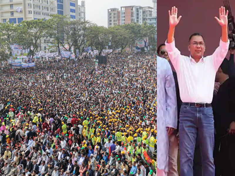 ‘আফনারা ভালা আছইন নি’ বলে সিলেটবাসীর মন কাড়লেন তারেক রহমান