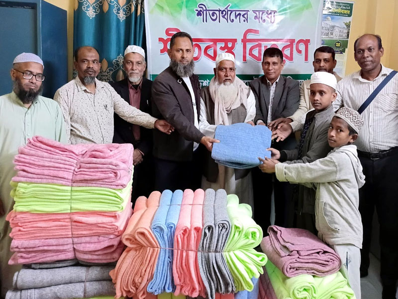 বাংলাদেশ এক্স-ক্যাডেট এসোসিয়েশন সিলেট ইউনিটের শীত বস্ত্র বিতরণ