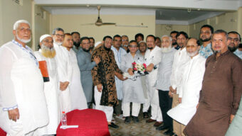 বাণিজ্যমন্ত্রী খন্দকার আবদুল মুক্তাদিরের সাথে সিলেট ব্যবসায়ী সমিতির মতবিনিময় সভা