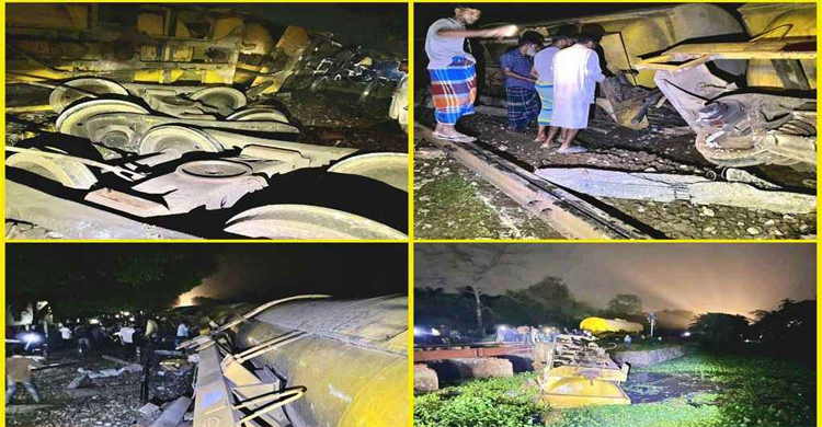 ১৩ ঘণ্টা ধরে সিলেটের সঙ্গে সারা দেশের রেল যোগাযোগ বন্ধ