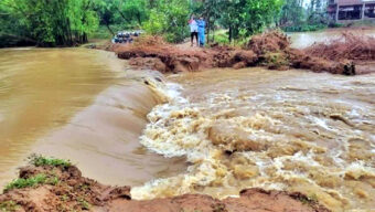 মৌলভীবাজারে পাহাড়ি ঢলে ৫ শতাধিক পরিবার পানিবন্দি
