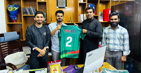 খর্দ্দাপাড়া ক্রিকেট ক্লাবের জার্সি স্পনসর করল নিউ এইজ এডুকেশন