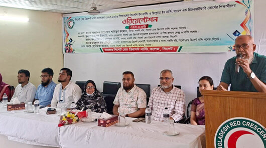 সিলেট রেড ক্রিসেন্ট নার্সিং কলেজে নবীন শিক্ষার্থীদের ওরিয়েন্টেশন অনুষ্ঠিত