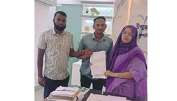 বরমচালের বড়ছড়া নদীর বালুমহাল ইজারা বাতিলের দাবিতে ইউএনও’কে স্মারকলিপি