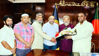 বিসিবি পরিচালক নির্বাচিত হওয়ায় সিসিক প্রশাসককে সিলেট মহানগর ব্যবসায়ী ঐক্য কল্যাণ পরিদের অভিনন্দন