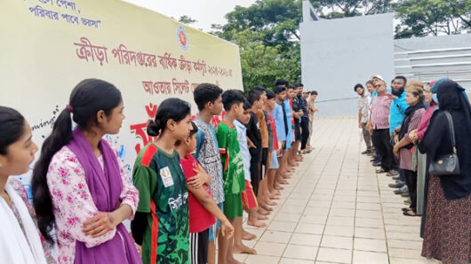 সিলেটে মাসব্যাপী অনূর্ধ্ব-১৫ সাঁতার প্রশিক্ষণের উদ্বোধন