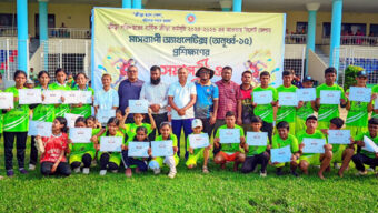সিলেটে মাসব্যাপী অ্যাথলেটিক্স প্রশিক্ষণের সমাপনী ও সনদ বিতরণ