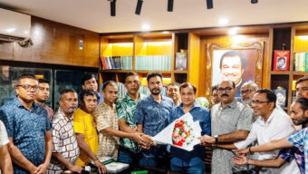 সিলেট উন্নয়ন কর্তৃপক্ষের চেয়ারম্যান কয়েস লোদীকে জেলা ও মহানগর হিন্দু, বৌদ্ধ ও খ্রিষ্টান কল্যাণ ফ্রন্টের শুভেচ্ছা