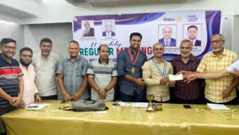 রোটারি ক্লাব অব সিলেট সাউথের নতুন বর্ষের প্রথম সাপ্তাহিক সভা অনুষ্ঠিত