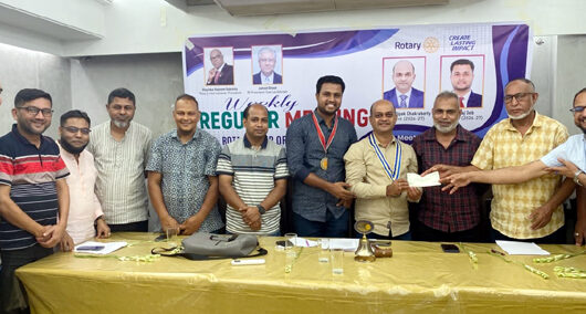 রোটারি ক্লাব অব সিলেট সাউথের নতুন বর্ষের প্রথম সাপ্তাহিক সভা অনুষ্ঠিত