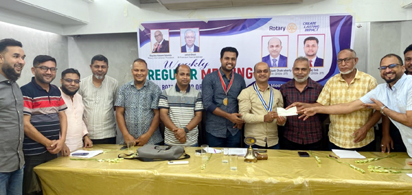 রোটারি ক্লাব অব সিলেট সাউথের নতুন বর্ষের প্রথম সাপ্তাহিক সভা অনুষ্ঠিত