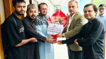 নবাগত জেলা প্রশাসক আব্দুল্লাহ আল মামুনের সাথে ‘দেশ যুব সংগঠন সিলেট’-এর শুভেচ্ছা ও মতবিনিময়