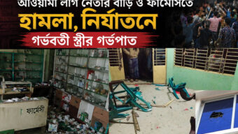 আওয়ামী লীগ নেতার বাড়ি ও ফার্মেসিতে হামলা, নির্যাতনে গর্ভবতী স্ত্রীর গর্ভপাত