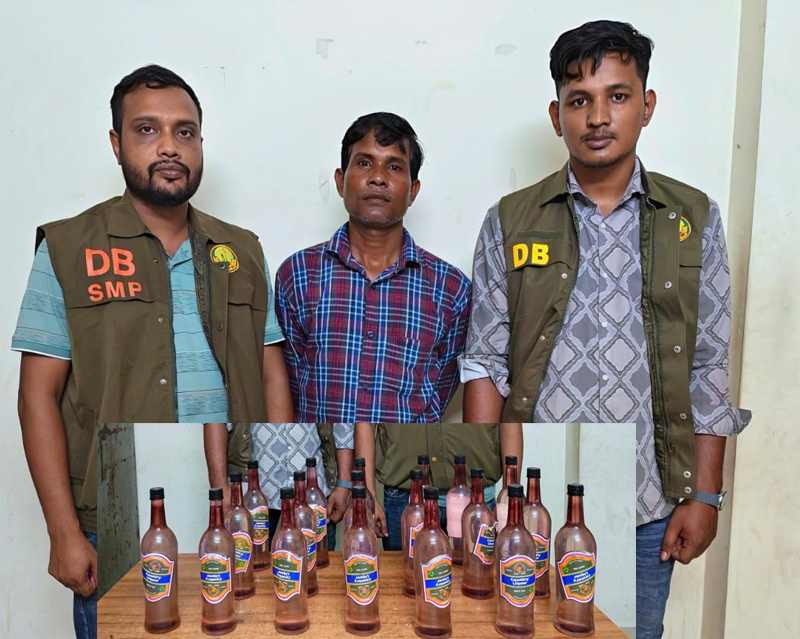 তারাপুরে ডিবি পুলিশের অভিযান: চিহ্নিত মাদক কারবারি সুনীল মুদি গ্রেপ্তার
